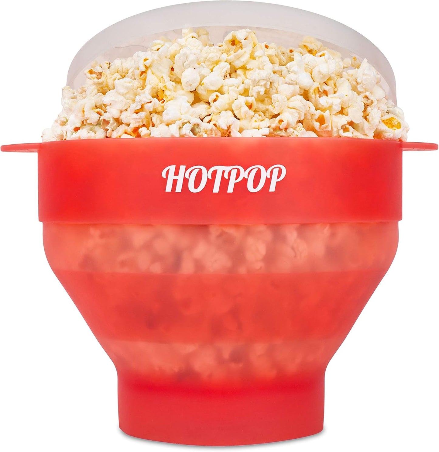 Silicone Microwave Popcorn Popper Bowl - Collapsible, Oil-Free, BPA-Free, Healthy & Yummy Snack Maker