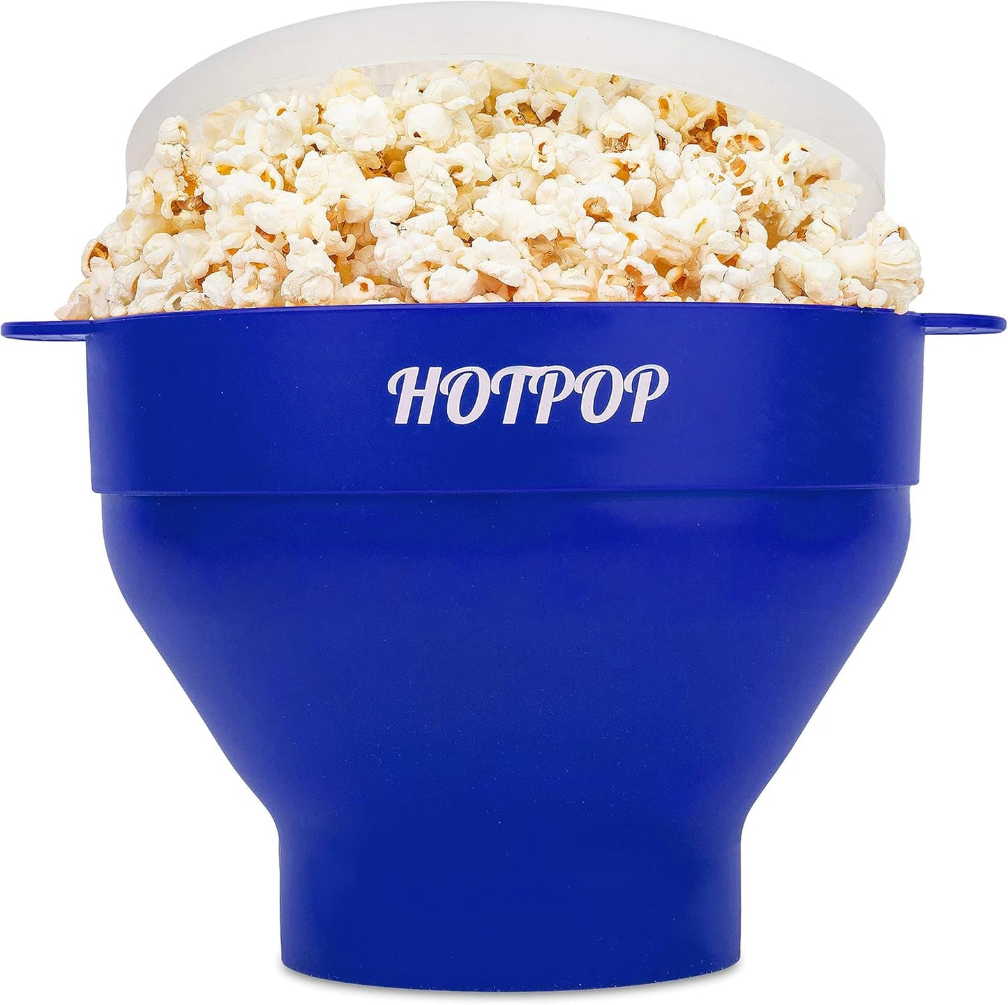 Silicone Microwave Popcorn Popper Bowl - Collapsible, Oil-Free, BPA-Free, Healthy & Yummy Snack Maker