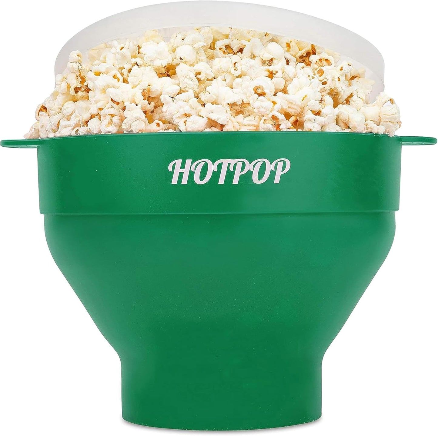 Silicone Microwave Popcorn Popper Bowl - Collapsible, Oil-Free, BPA-Free, Healthy & Yummy Snack Maker