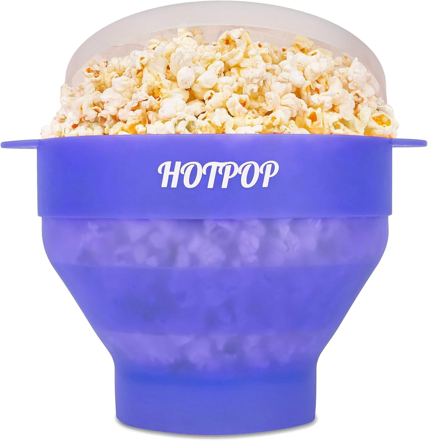 Silicone Microwave Popcorn Popper Bowl - Collapsible, Oil-Free, BPA-Free, Healthy & Yummy Snack Maker