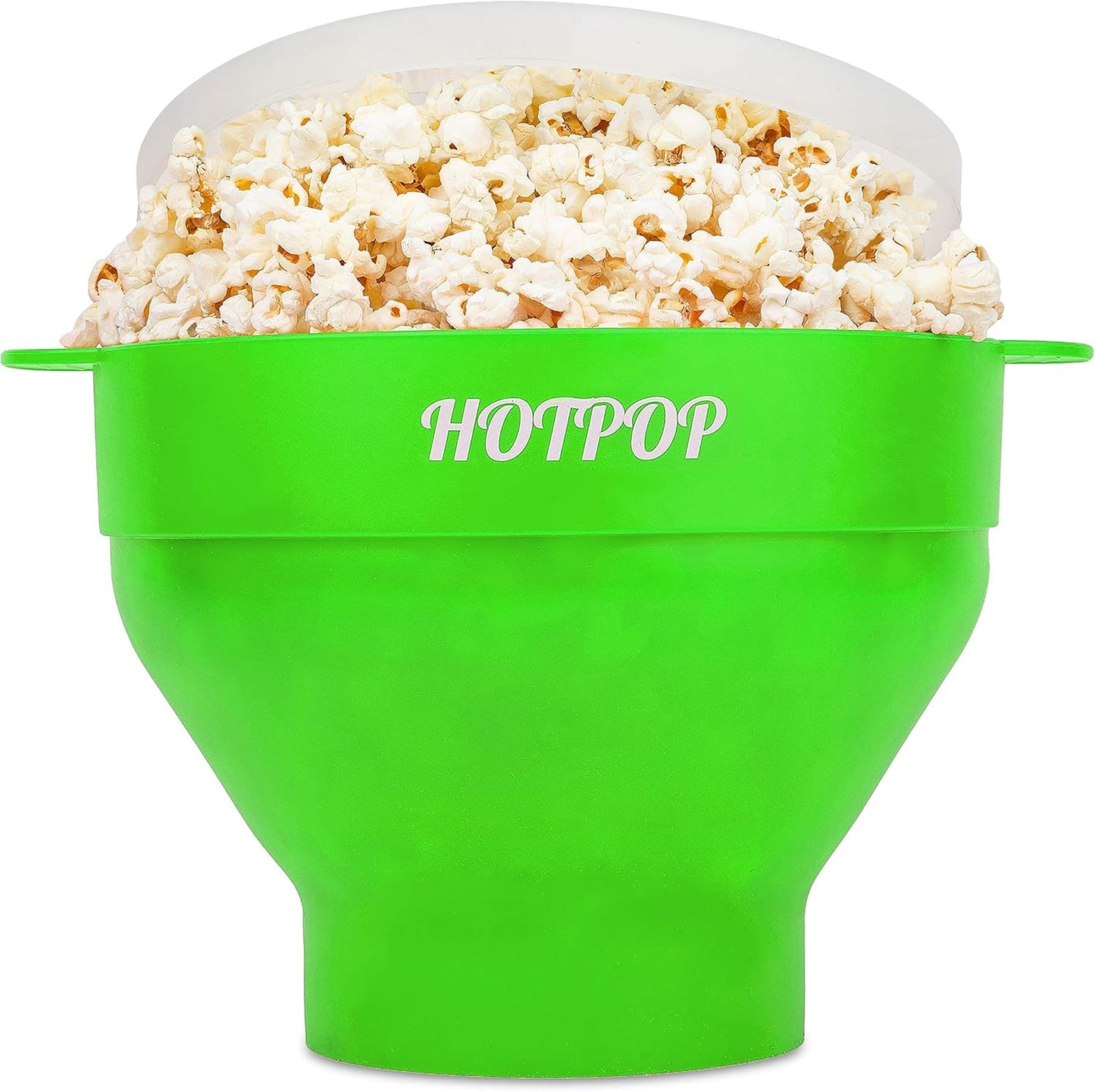 Silicone Microwave Popcorn Popper Bowl - Collapsible, Oil-Free, BPA-Free, Healthy & Yummy Snack Maker
