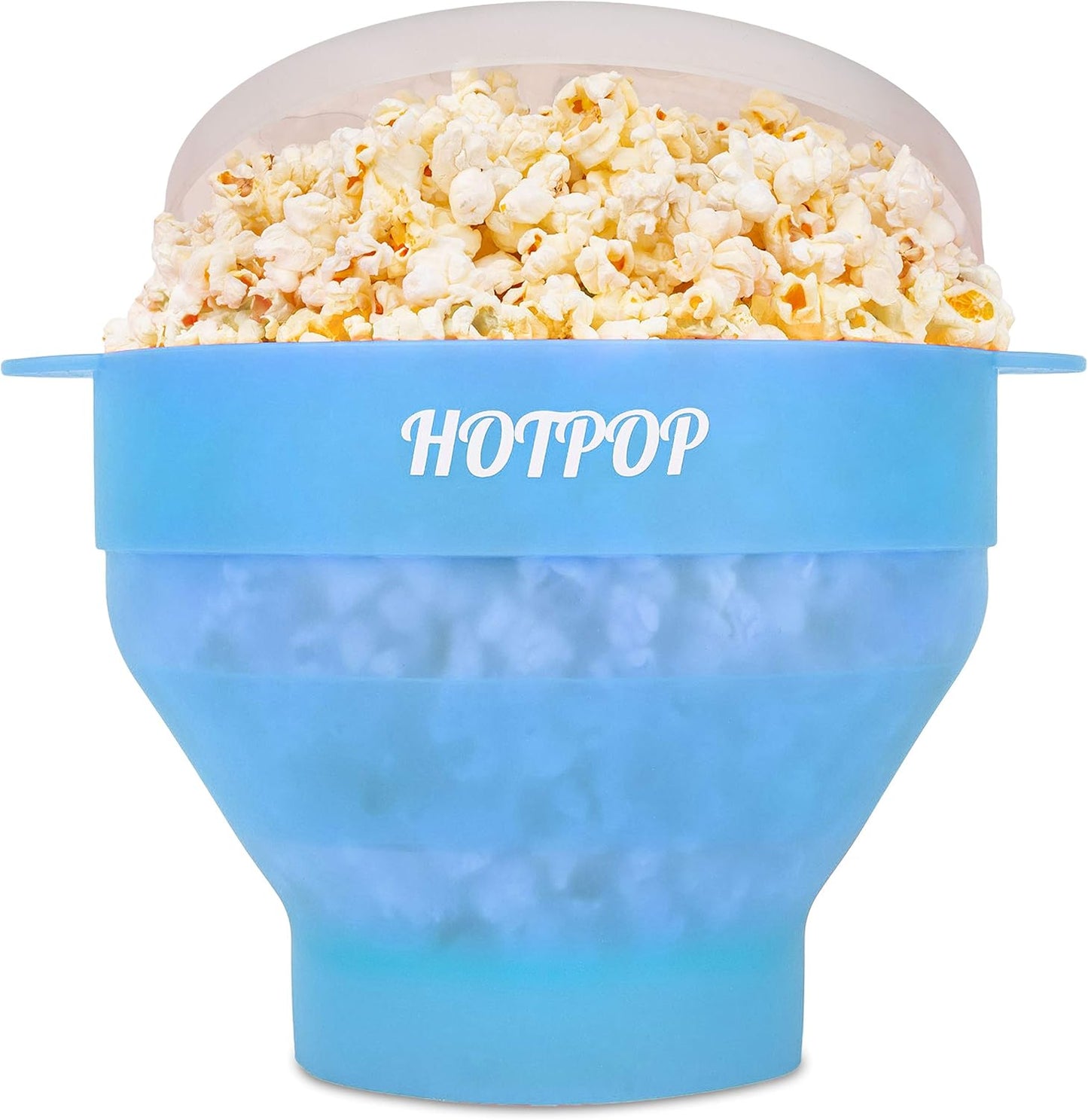 Silicone Microwave Popcorn Popper Bowl - Collapsible, Oil-Free, BPA-Free, Healthy & Yummy Snack Maker