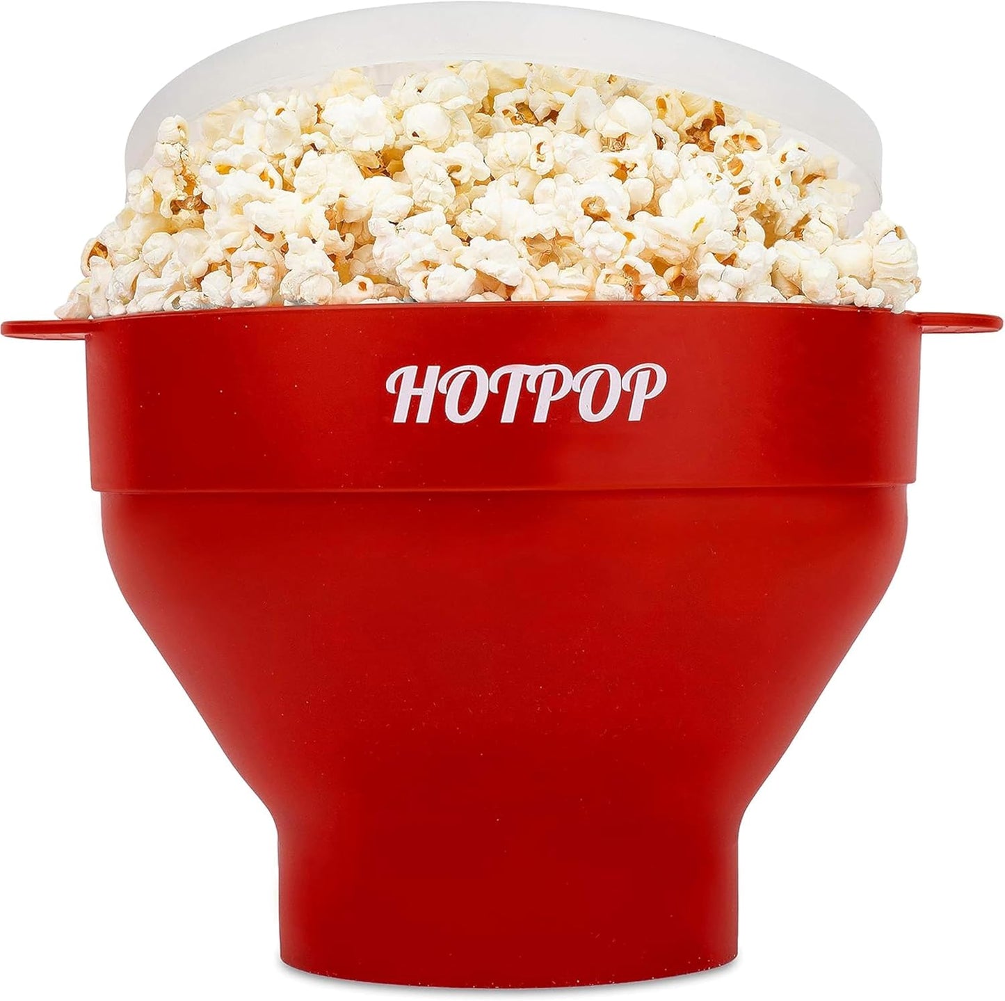 Silicone Microwave Popcorn Popper Bowl - Collapsible, Oil-Free, BPA-Free, Healthy & Yummy Snack Maker