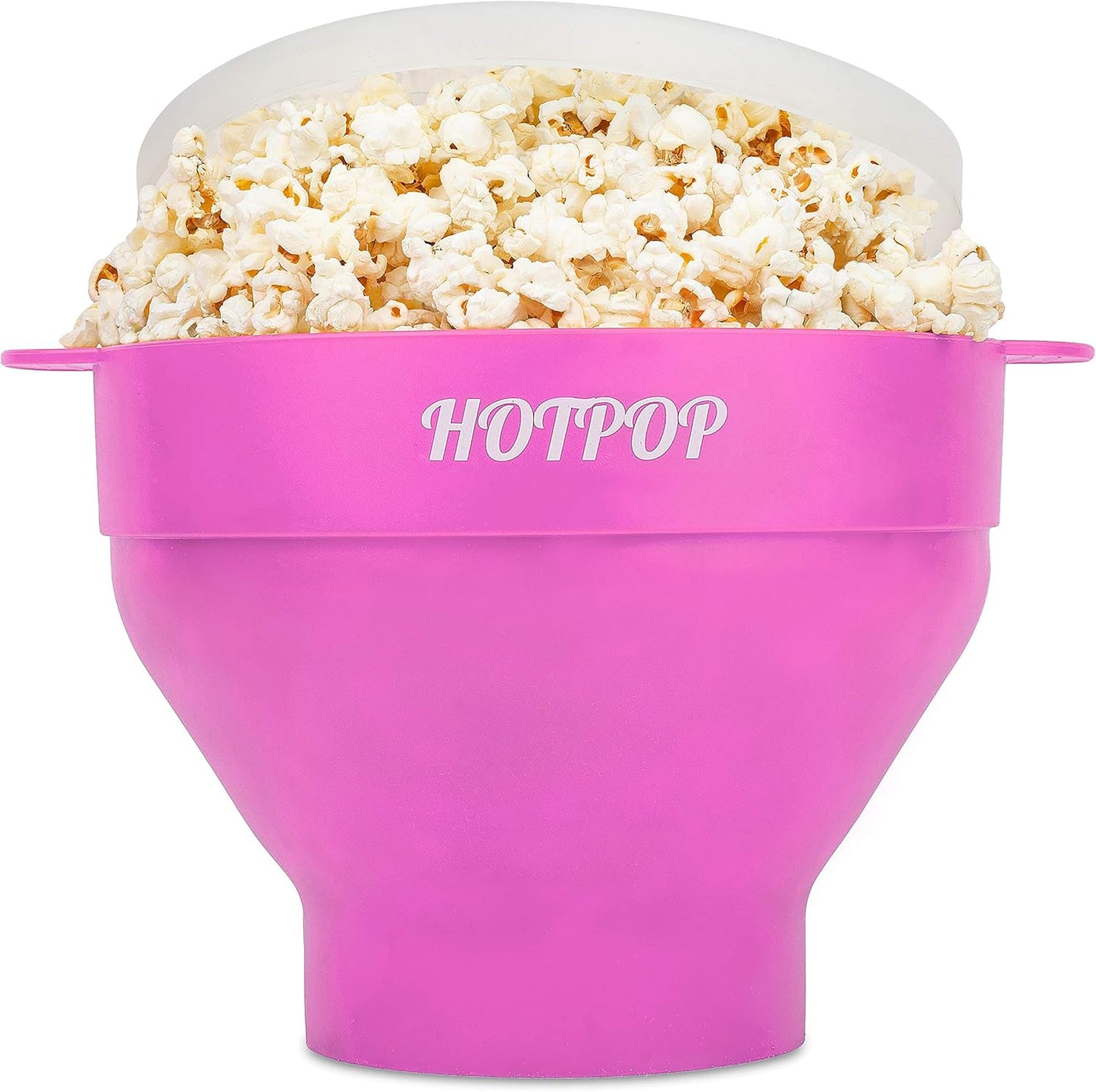 Silicone Microwave Popcorn Popper Bowl - Collapsible, Oil-Free, BPA-Free, Healthy & Yummy Snack Maker