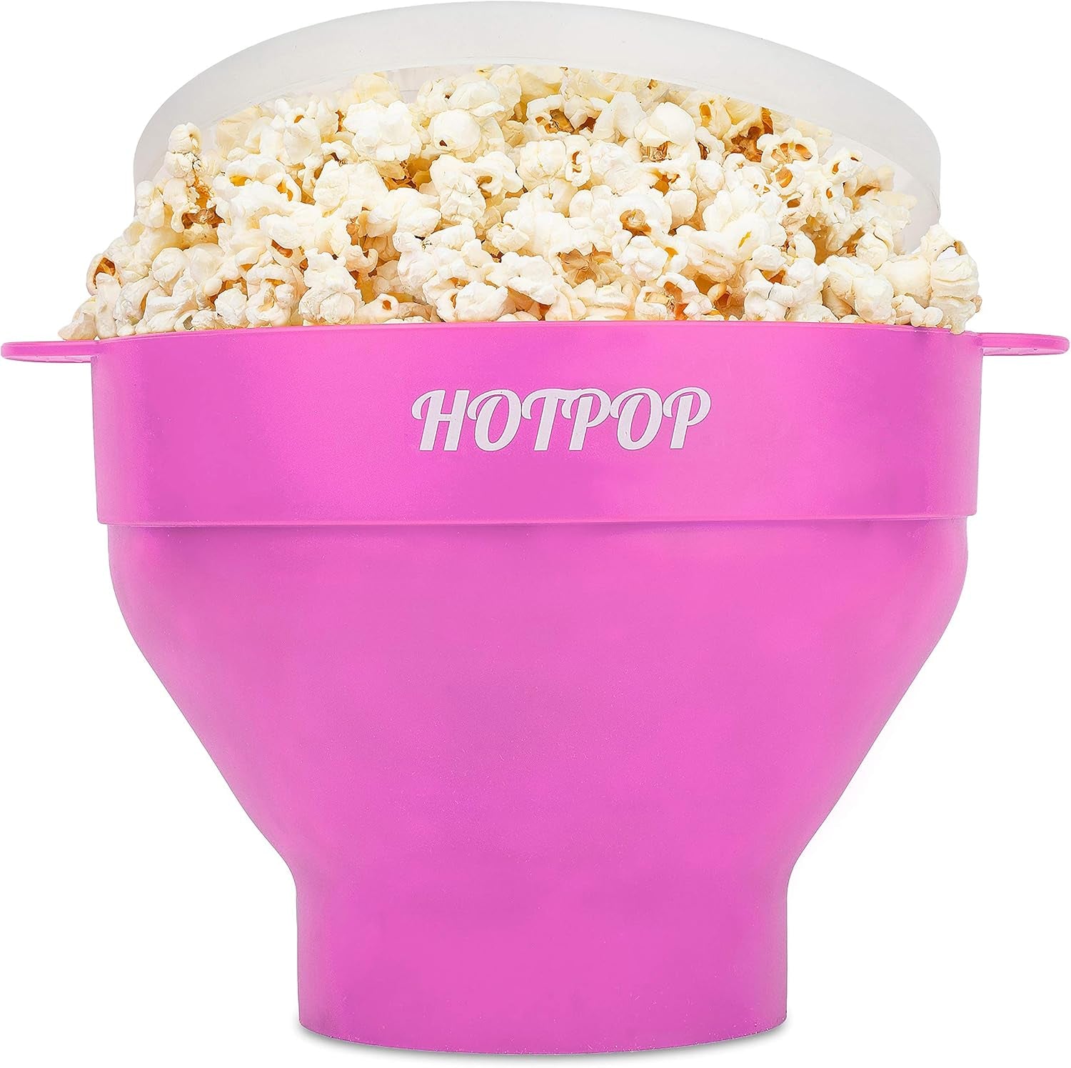 Silicone Microwave Popcorn Popper Bowl - Collapsible, Oil-Free, BPA-Free, Healthy & Yummy Snack Maker