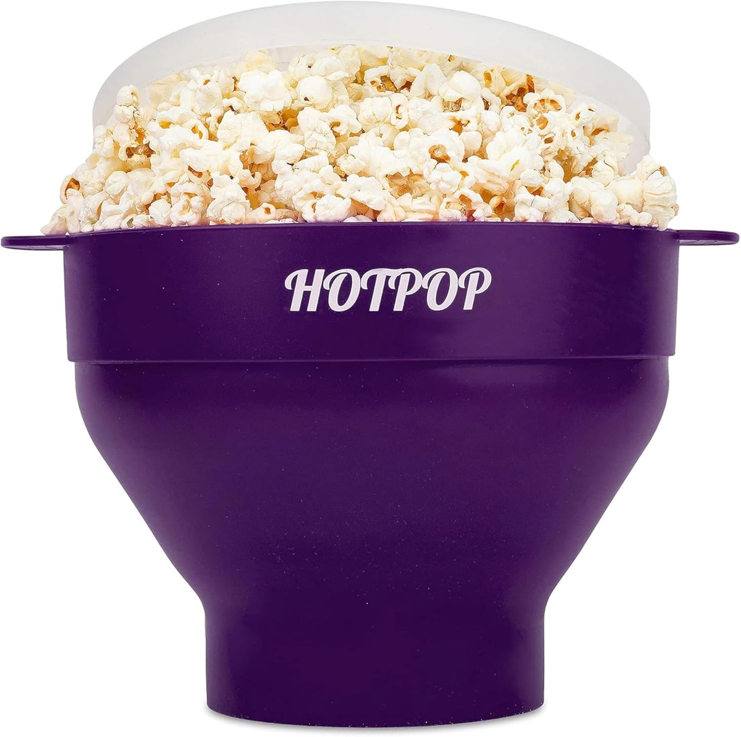 Silicone Microwave Popcorn Popper Bowl - Collapsible, Oil-Free, BPA-Free, Healthy & Yummy Snack Maker