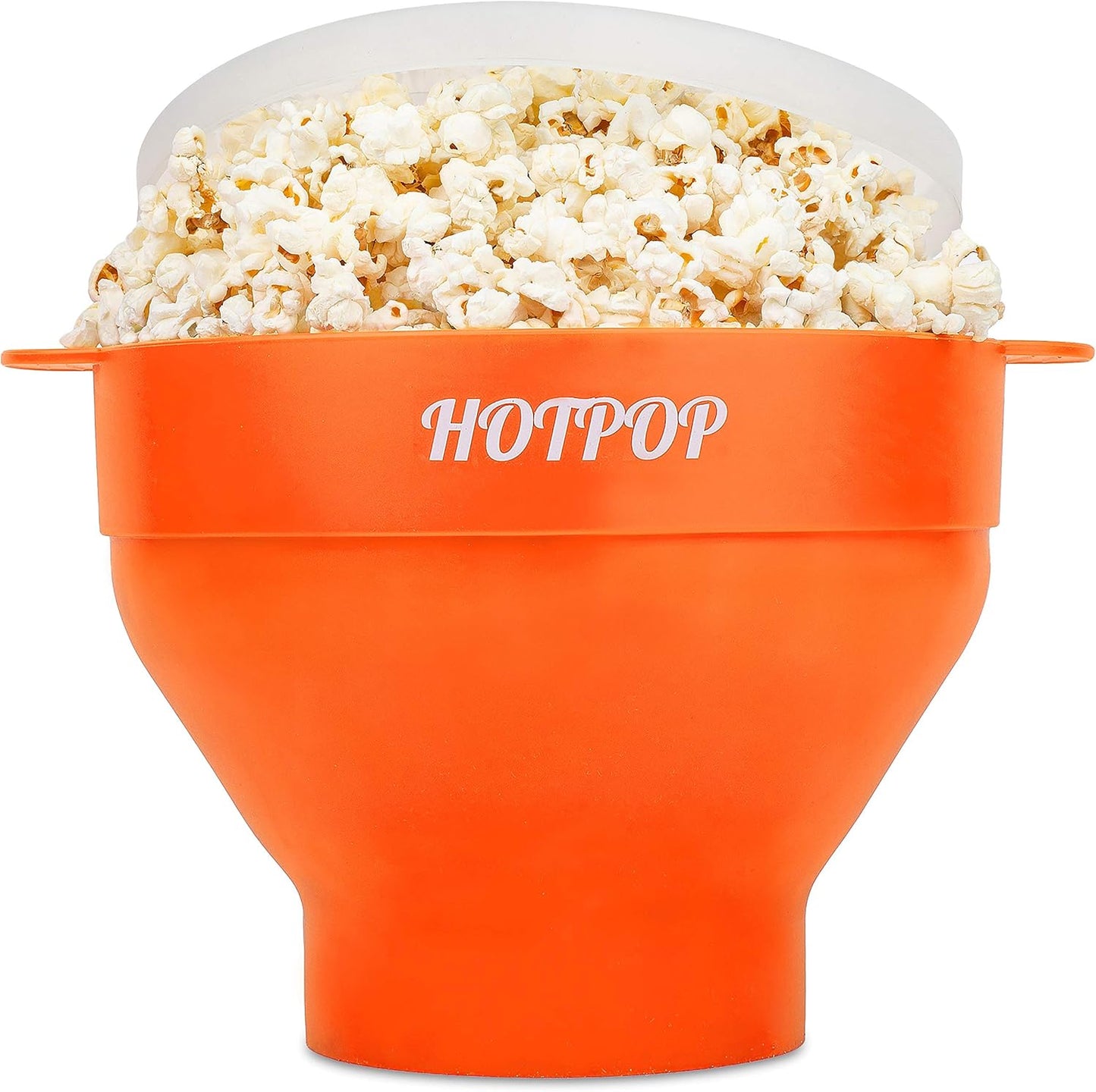 Silicone Microwave Popcorn Popper Bowl - Collapsible, Oil-Free, BPA-Free, Healthy & Yummy Snack Maker