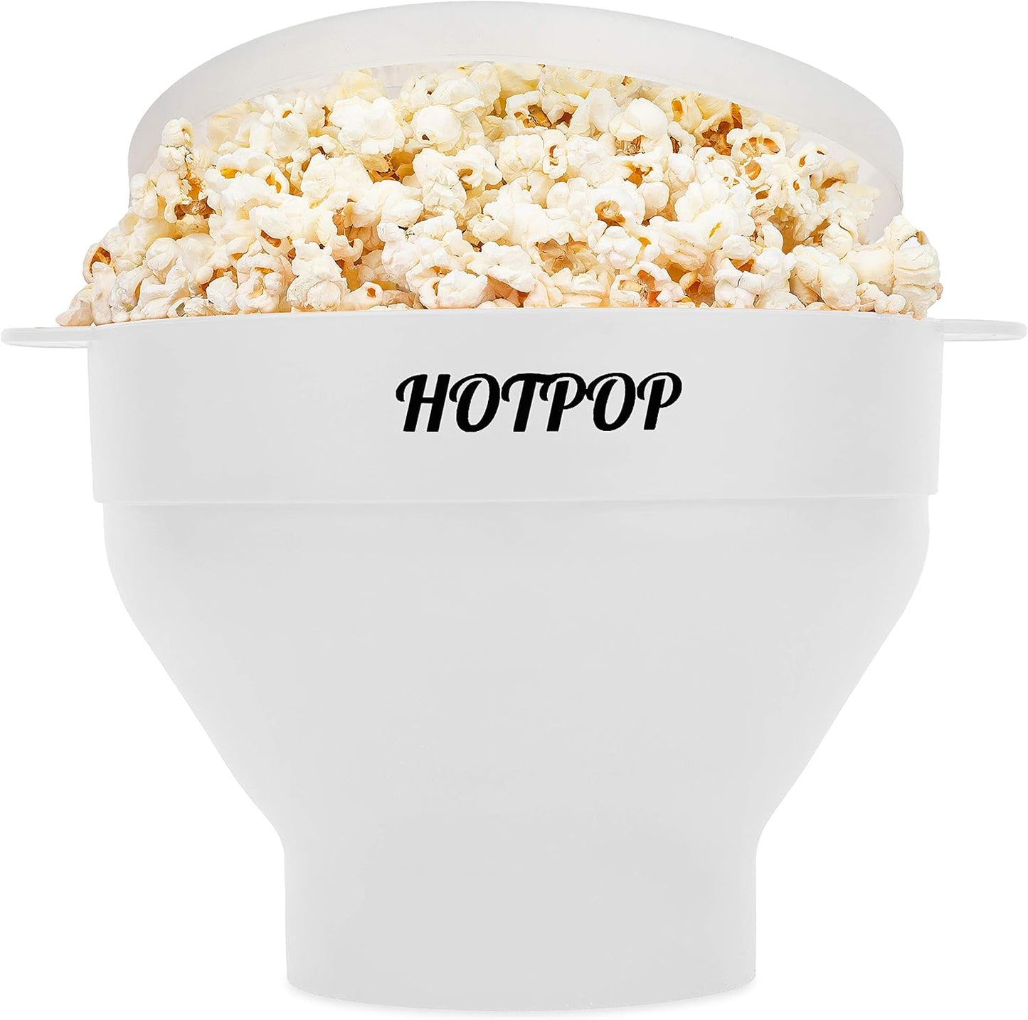 Silicone Microwave Popcorn Popper Bowl - Collapsible, Oil-Free, BPA-Free, Healthy & Yummy Snack Maker
