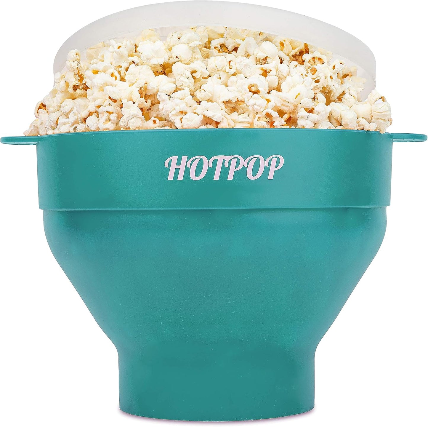 Silicone Microwave Popcorn Popper Bowl - Collapsible, Oil-Free, BPA-Free, Healthy & Yummy Snack Maker
