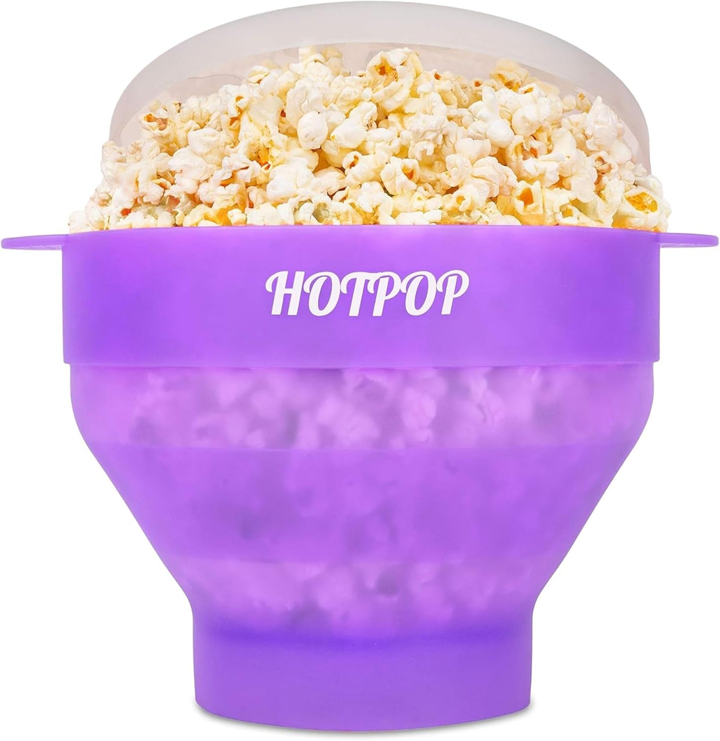 Silicone Microwave Popcorn Popper Bowl - Collapsible, Oil-Free, BPA-Free, Healthy & Yummy Snack Maker