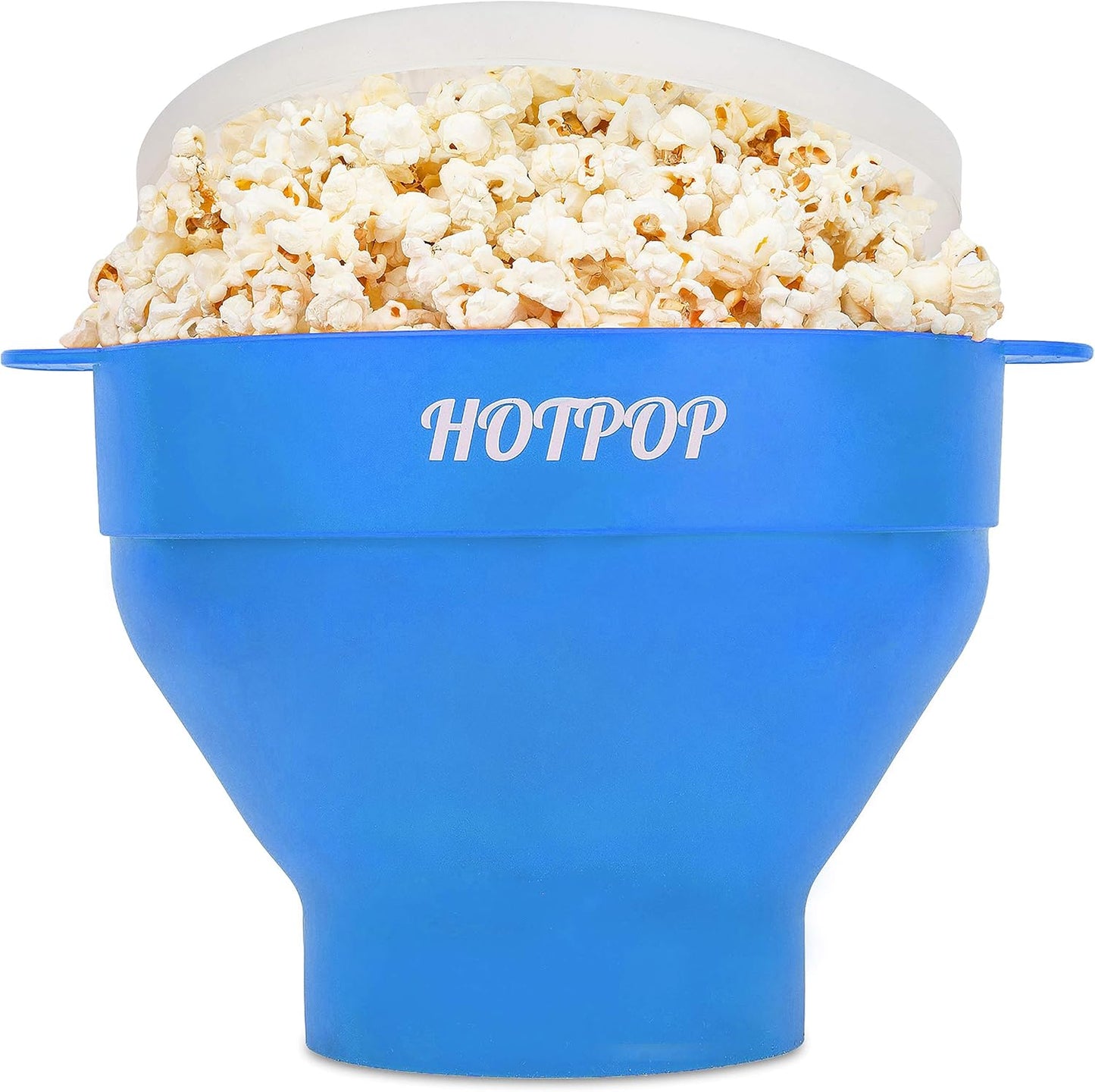 Silicone Microwave Popcorn Popper Bowl - Collapsible, Oil-Free, BPA-Free, Healthy & Yummy Snack Maker